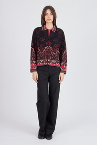 Jacquard-Jacke, Ornament Muster