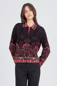 Jacquard-Jacke, Ornament Muster