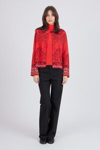 Strickjacke, Ornament Muster