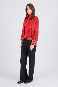 Strickjacke, Ornament Muster