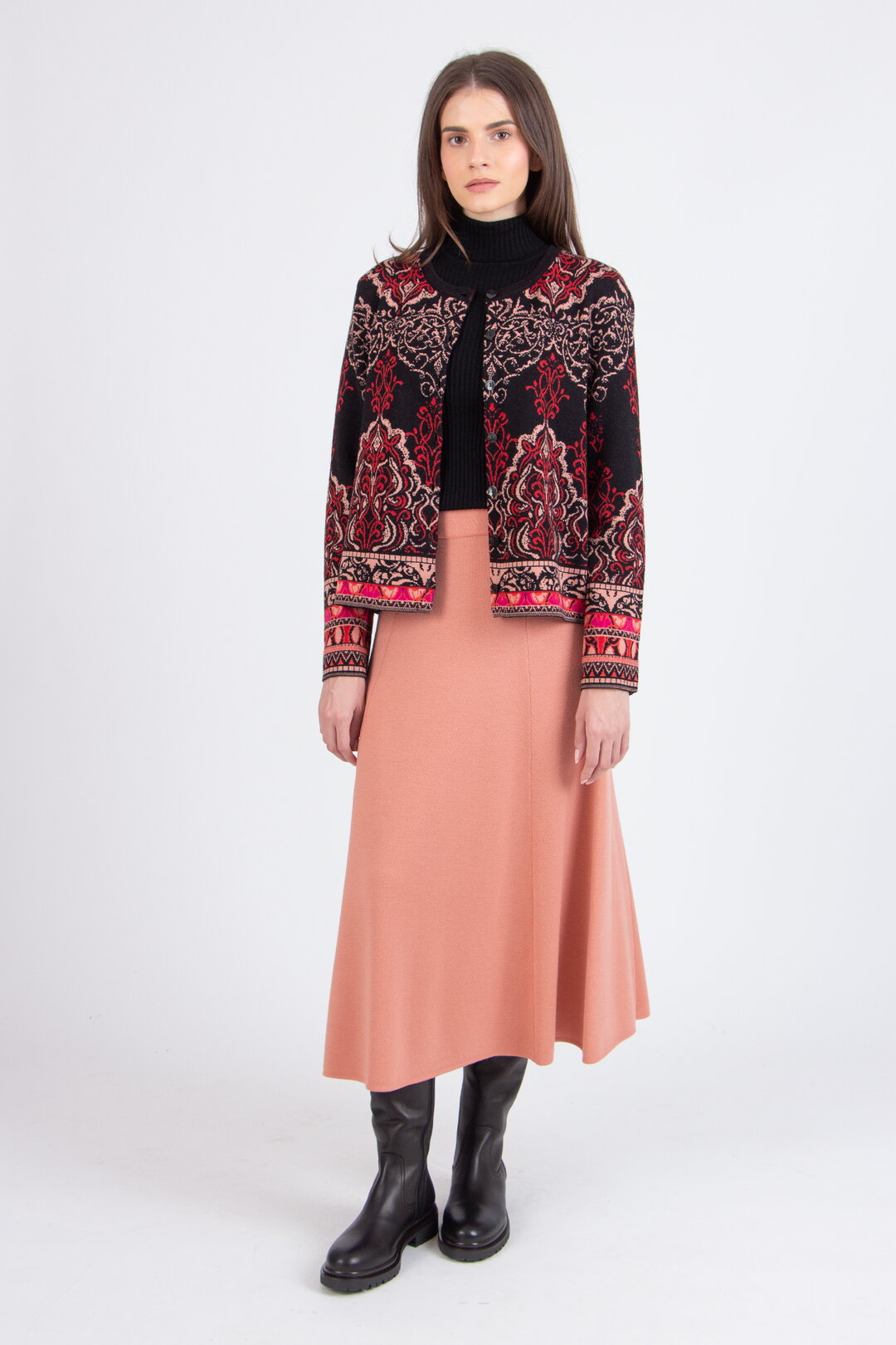 Strickjacke, Ornament Muster