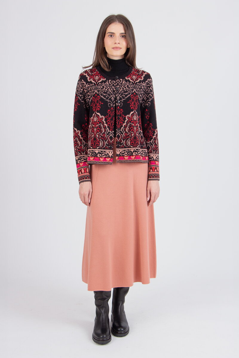 Strickjacke, Ornament Muster