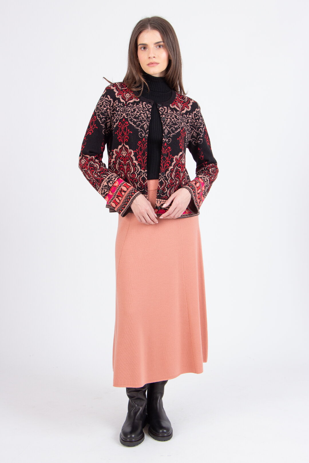 Strickjacke, Ornament Muster