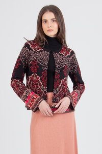 Strickjacke, Ornament Muster