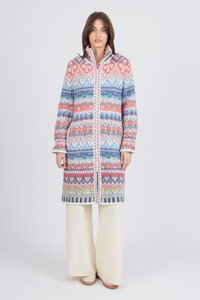 Jacke mit Reißverschluss, Re-Dandy Muster