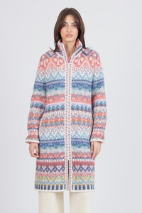 Jacke mit Reißverschluss, Re-Dandy Muster