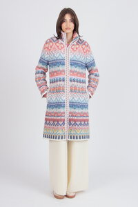 Jacke mit Reißverschluss, Re-Dandy Muster