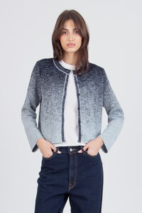 Jacquard-Strickjacke, Murmurationsmuster