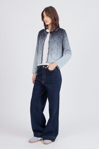 Jacquard-Strickjacke, Murmurationsmuster