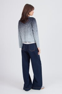 Jacquard-Strickjacke, Murmurationsmuster