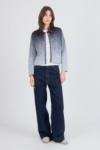 Jacquard-Strickjacke, Murmurationsmuster