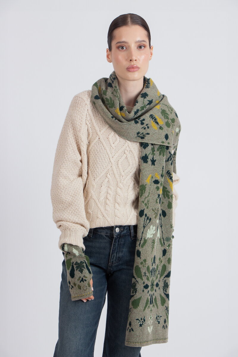 Scarf, Plantopia Pattern