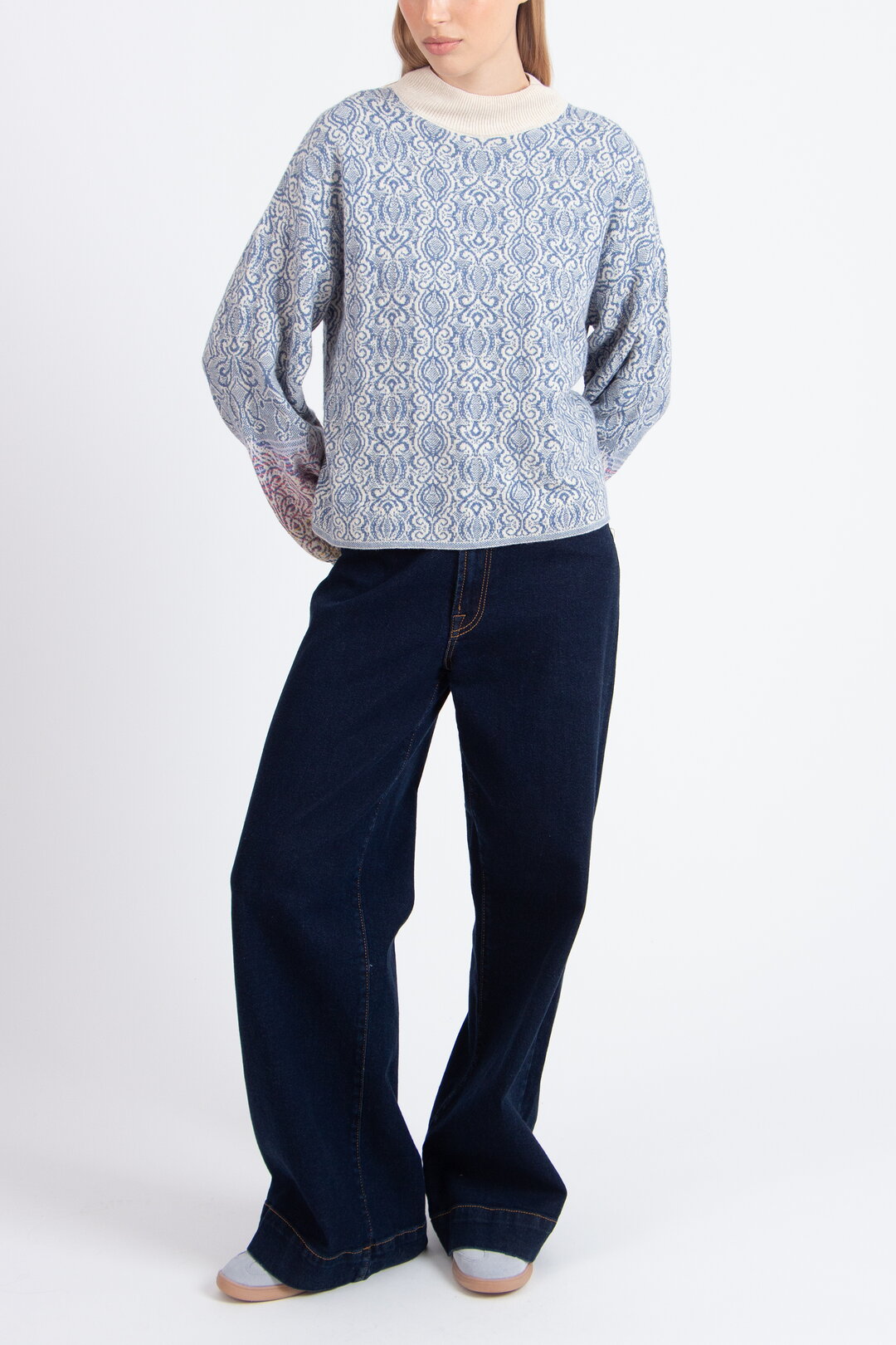 Pullover, Ornament Muster
