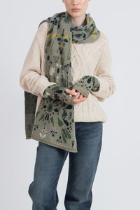 Wristwarmers, Plantopia Pattern