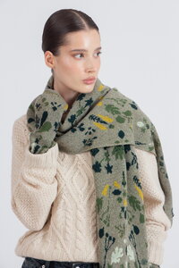 Wristwarmers, Plantopia Pattern