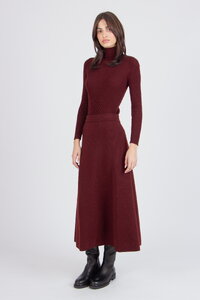 Gerippter Rollkragenpullover