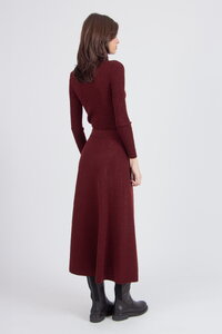 Gerippter Rollkragenpullover