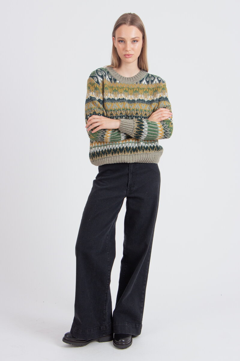 O-Neck Pullover, Re-Dandy Pattern