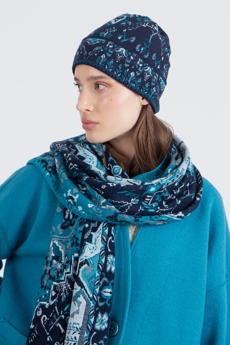 Cap, Kilim Pattern