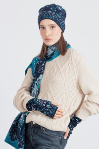 Wrist Warmers, Kilim Pattern