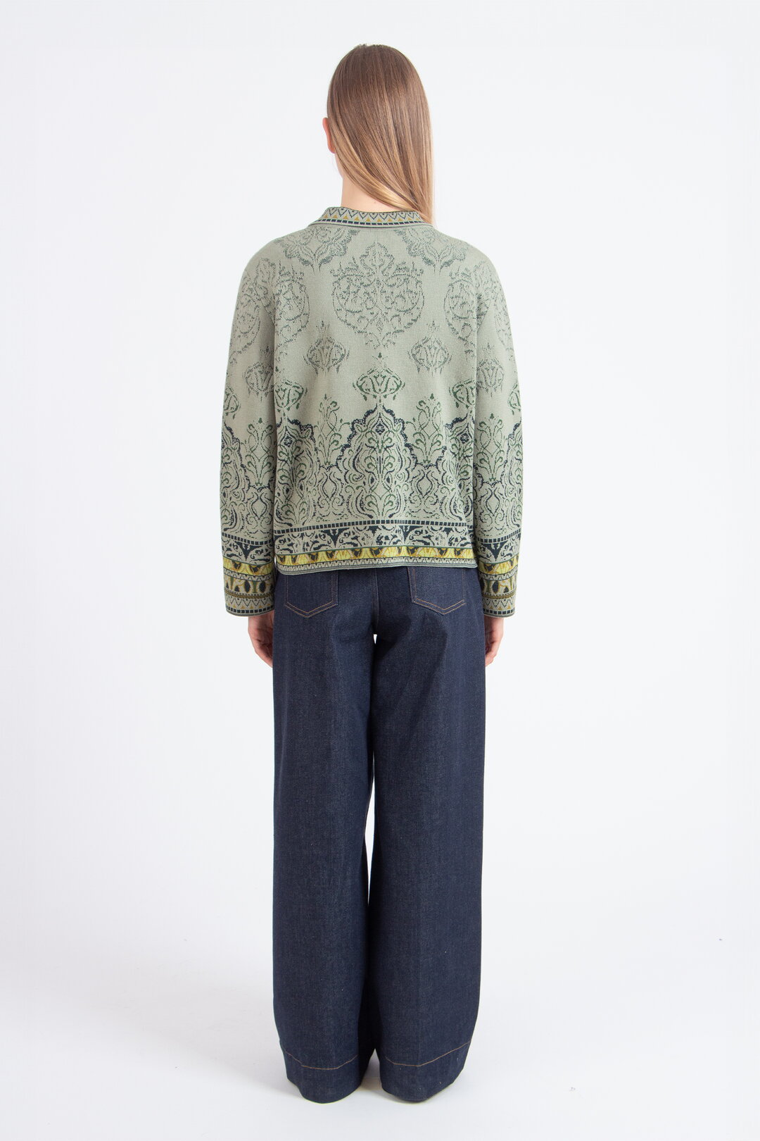 Jacquard Jacket, Ornament Pattern