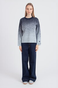 Jacquard-Pullover, Murmurationsmuster