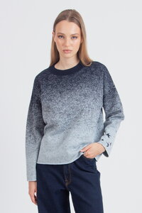 Jacquard-Pullover, Murmurationsmuster