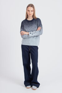 Jacquard-Pullover, Murmurationsmuster