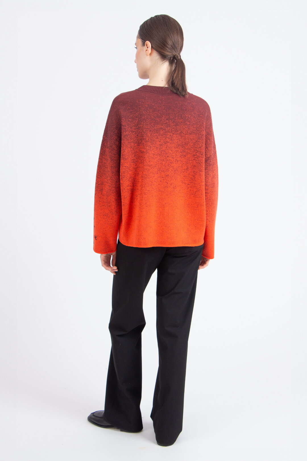 Jacquard-Pullover, Murmurationsmuster