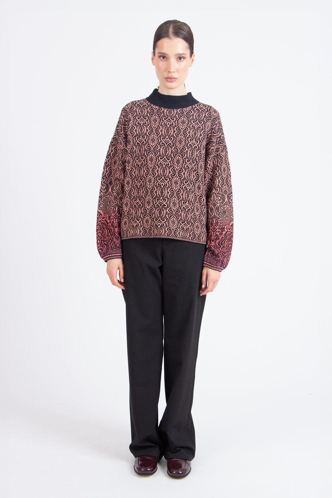 Pullover, Ornament Muster