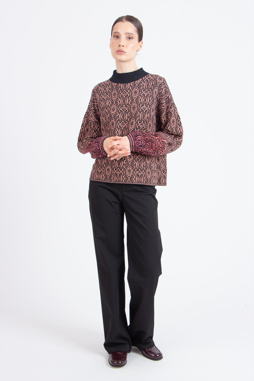 Pullover, Ornament Muster