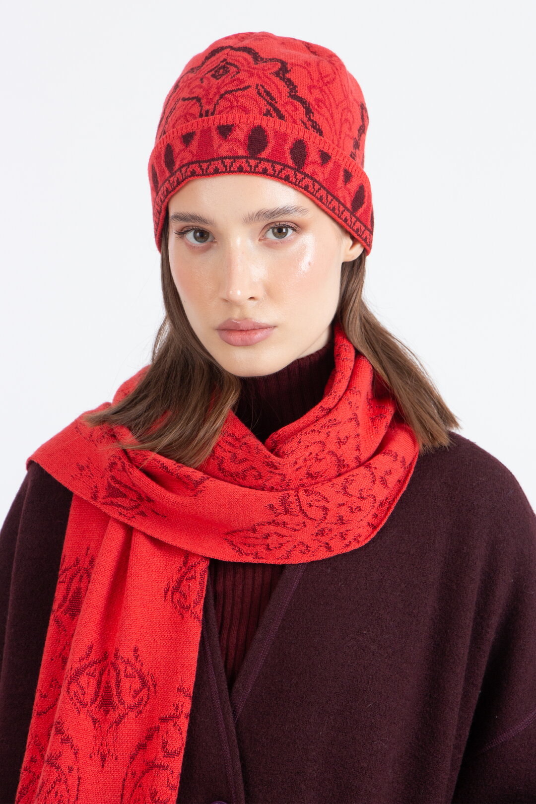 Jacquard-Kappe, Ornament Muster