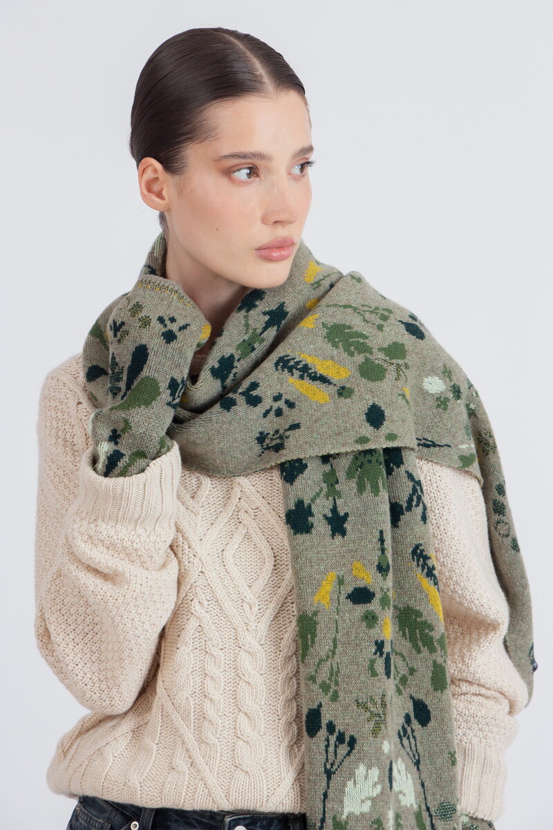 Scarf, Plantopia Pattern