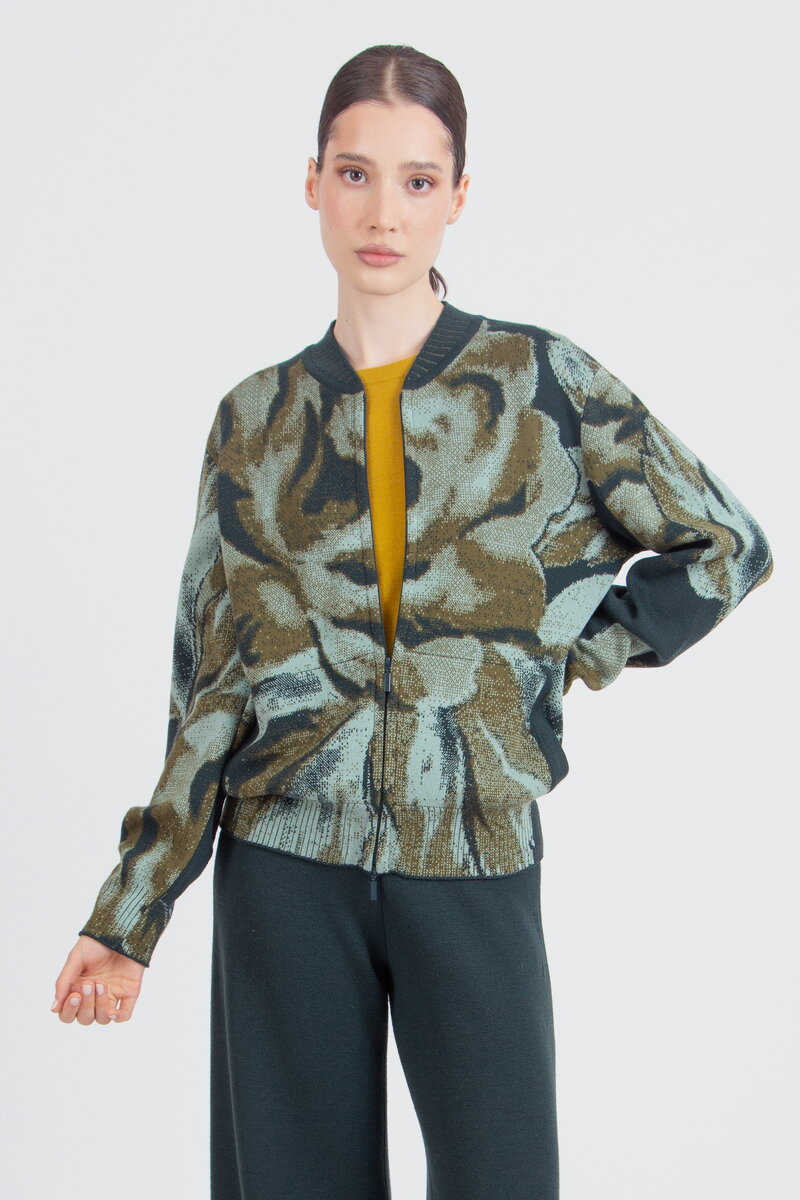 Bomber Jacket, Furnishing Florals Pattern