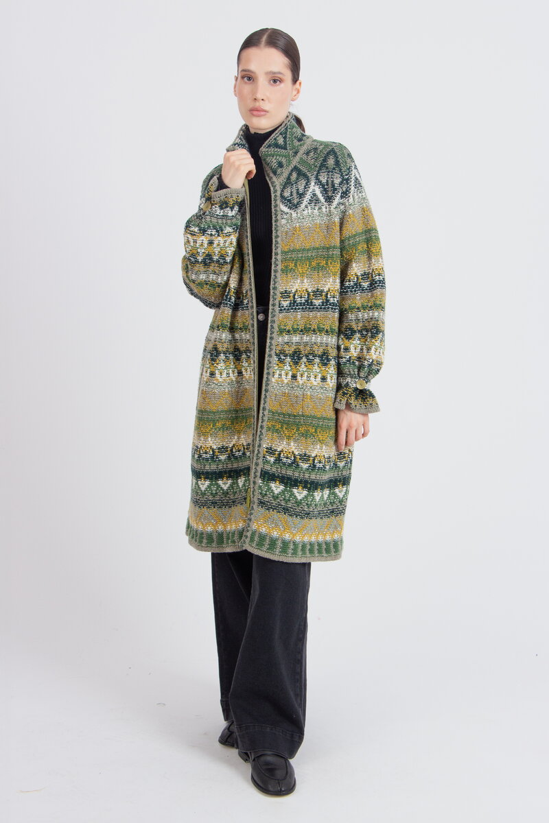Jacke mit Reißverschluss, Re-Dandy Muster
