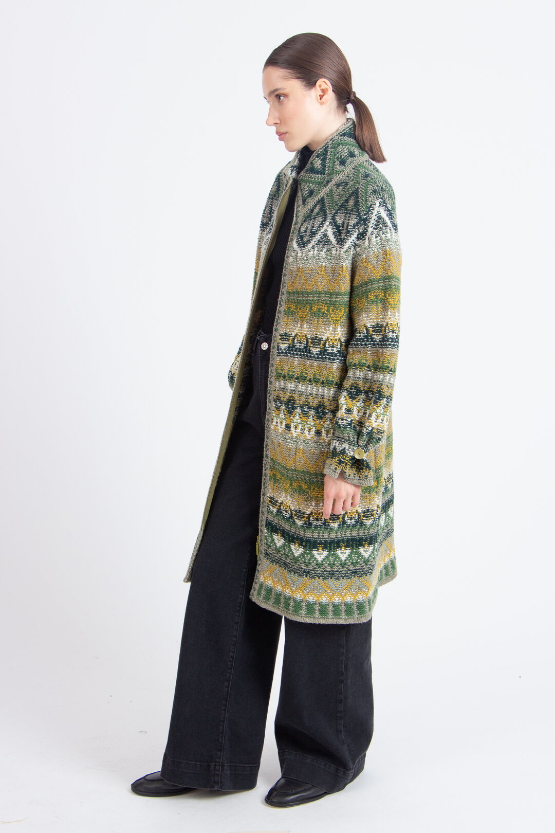 Jacke mit Reißverschluss, Re-Dandy Muster