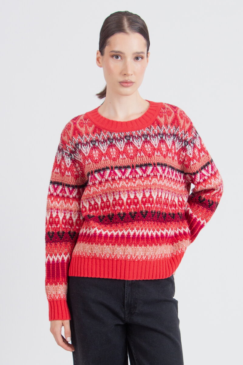 O-Neck Pullover, Re-Dandy Pattern