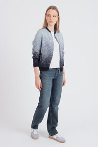 Jacke mit Reißverschluss, Murmurationsmuster