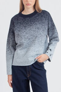 Jacquard-Pullover, Murmurationsmuster