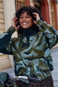 Bomber Jacket, Furnishing Florals Pattern