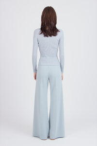 Gerippter Rollkragenpullover