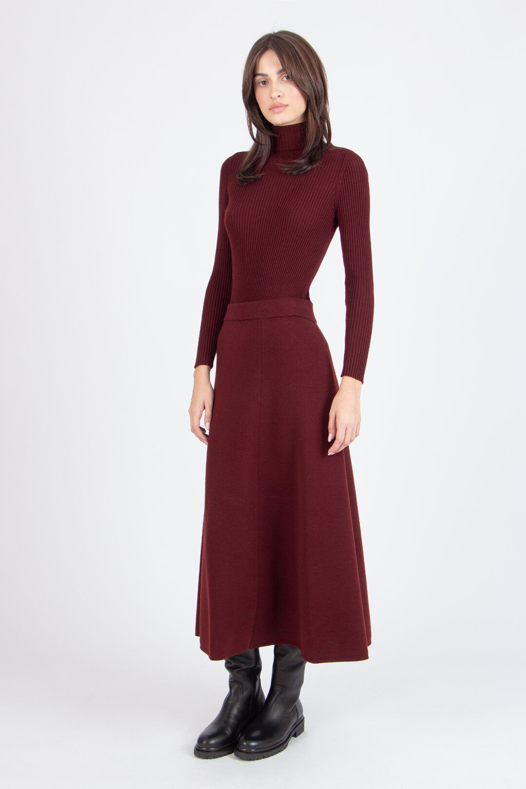 Ribbed Rollneck Pullover
