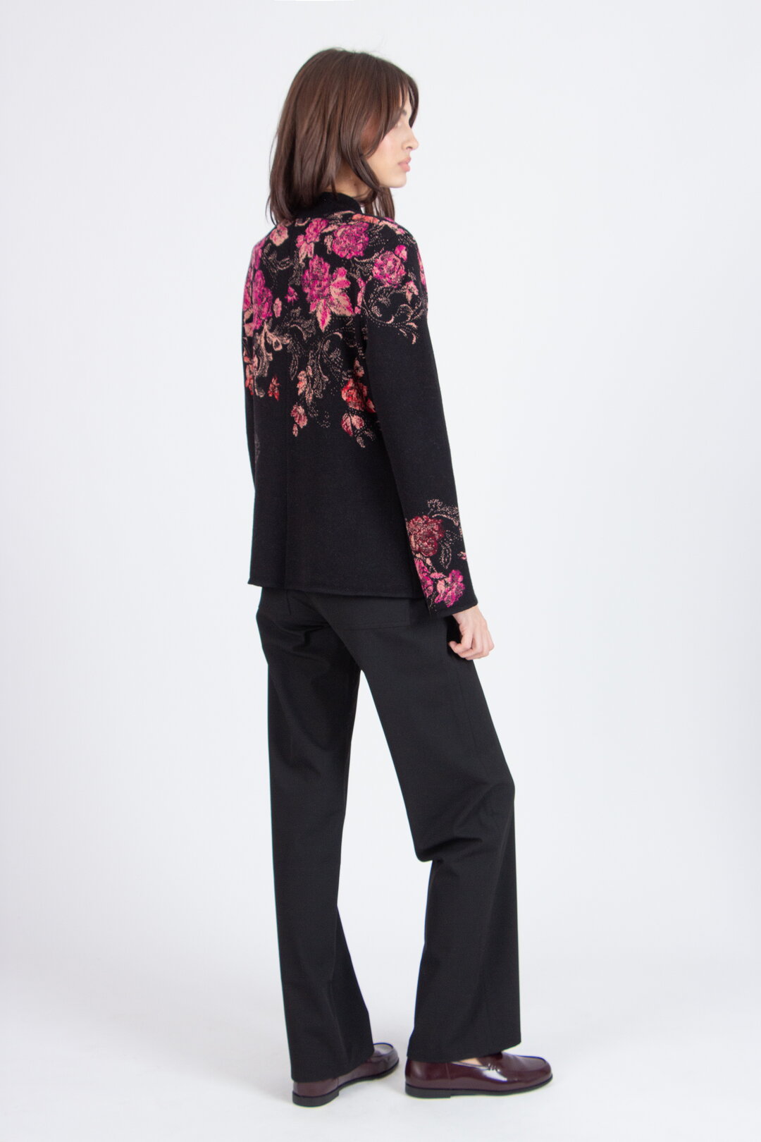 Jacquard-Jacke, Furnishing Florals Muster