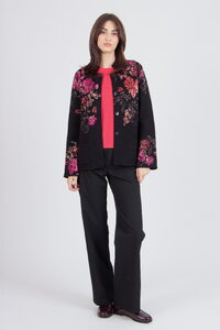 Jacquard-Jacke, Furnishing Florals Muster