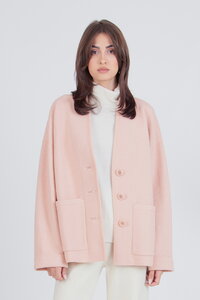 Jacke aus gekochter Wolle