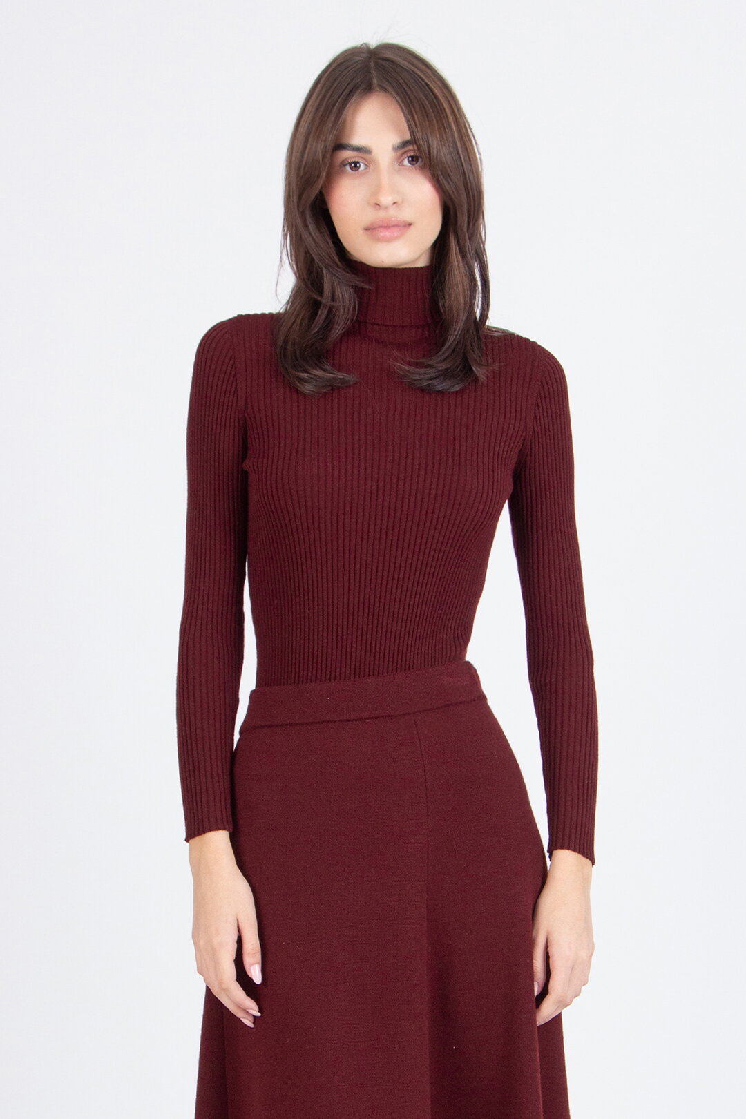 Ribbed Rollneck Pullover