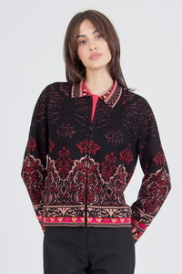 Jacquard-Jacke, Ornament Muster