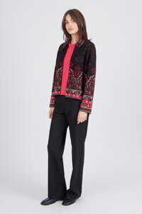 Jacquard-Jacke, Ornament Muster