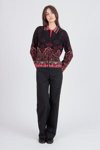 Jacquard-Jacke, Ornament Muster