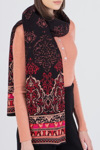 Jacquard Schal, Ornament Muster